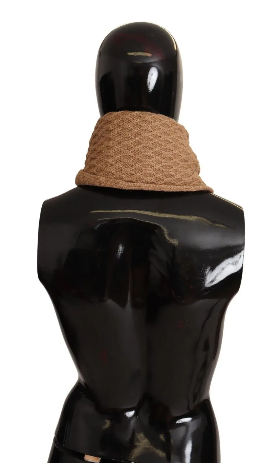 Elegant Dark Brown Knitted Scarf sold by Louxly product image thumbnail 3