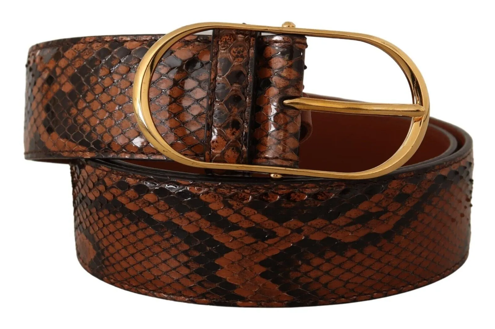 Elegant Leather Belt with Gold Buckle sold by Louxly product image thumbnail 2
