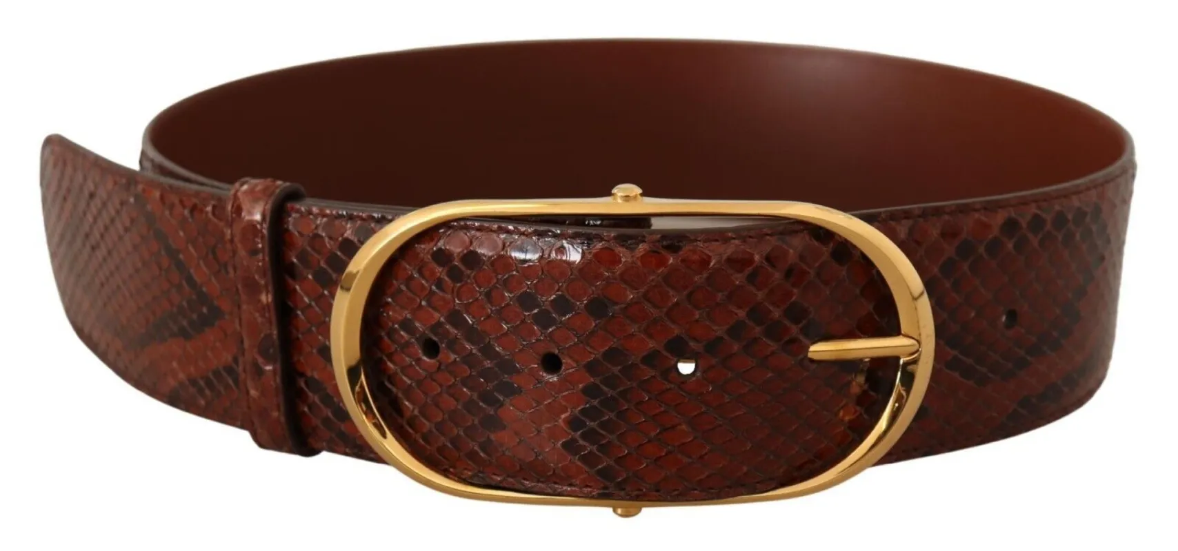 Elegant Python Snake Skin Leather Belt sold by Louxly