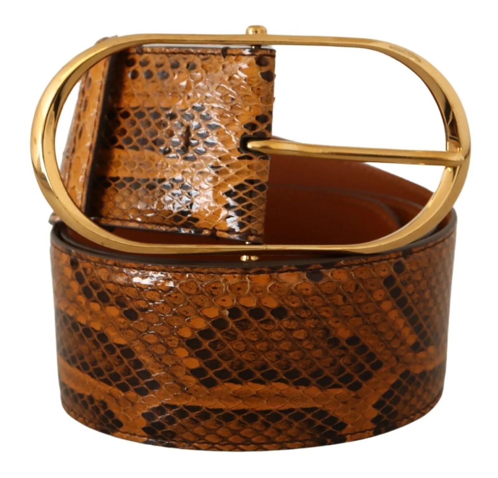 Elegant Python Skin Leather Belt sold by Louxly product image thumbnail 2