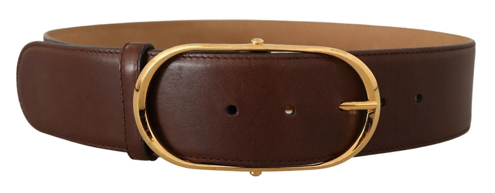 Elegant Oval Buckle Leather Belt sold by Louxly