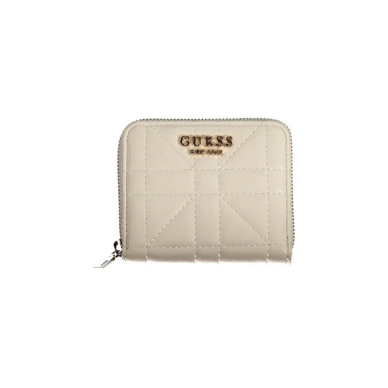 Beige Polyethylene Wallet sold by Louxly