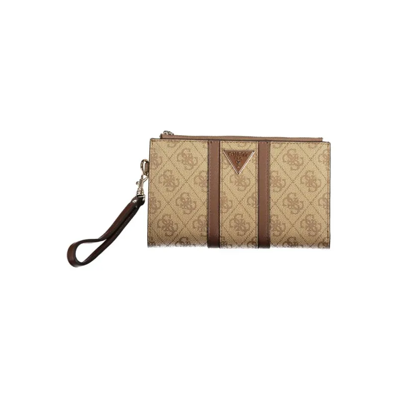 Beige Polyethylene Wallet sold by Louxly