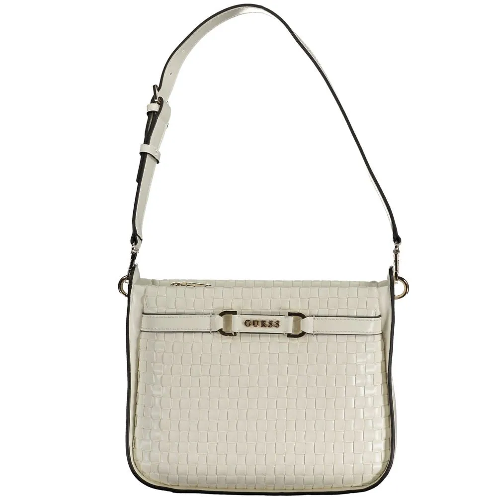 White Polyethylene Handbag sold by Louxly