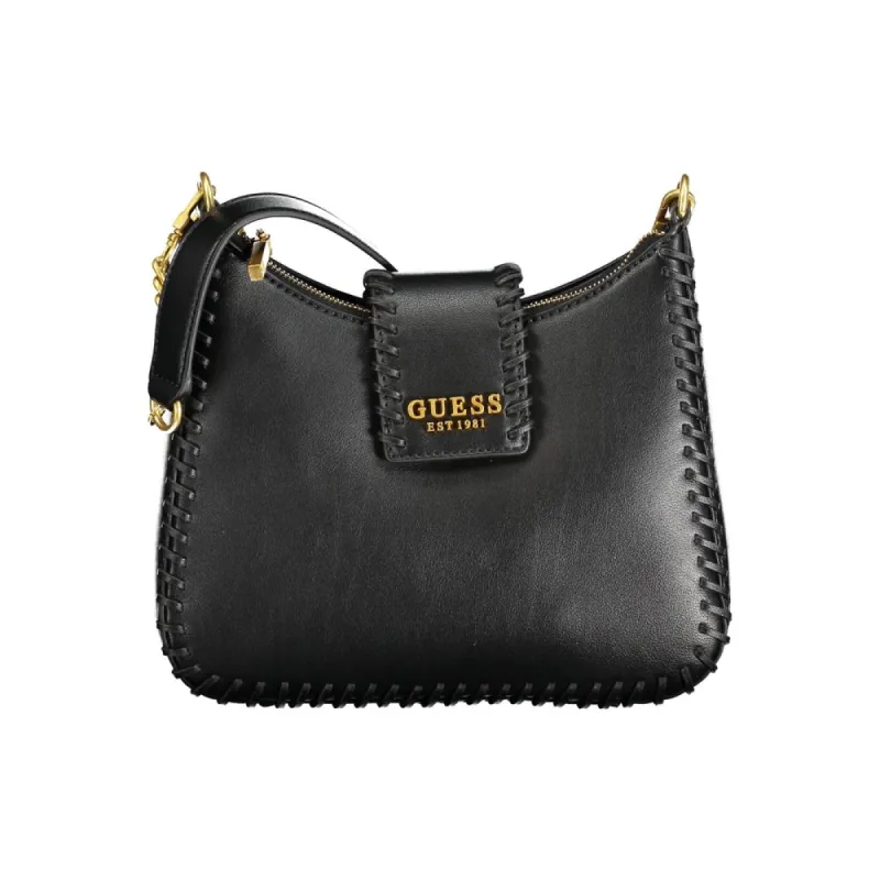 Black Polyethylene Handbag sold by Louxly