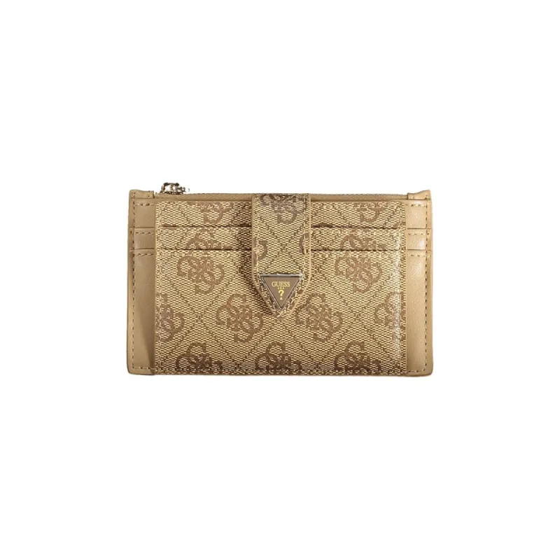 Beige Polyethylene Wallet sold by Louxly