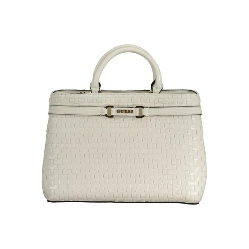 White Polyethylene Handbag sold by Louxly