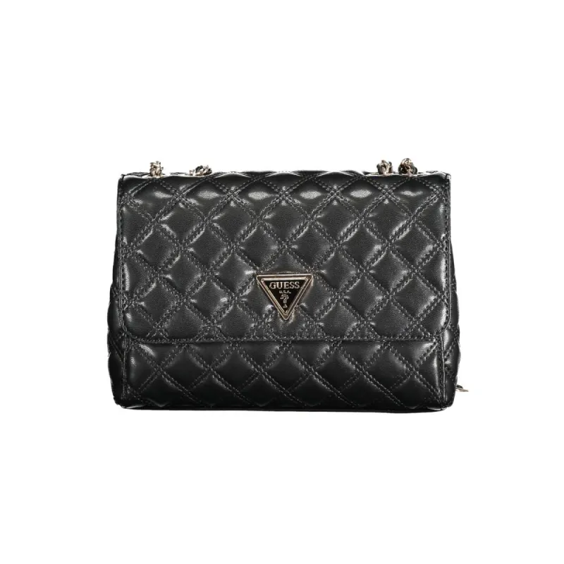 Black Polyethylene Handbag sold by Louxly