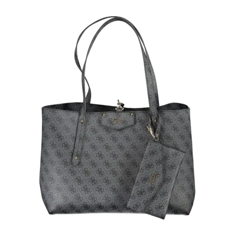 Black Polyethylene Handbag sold by Louxly