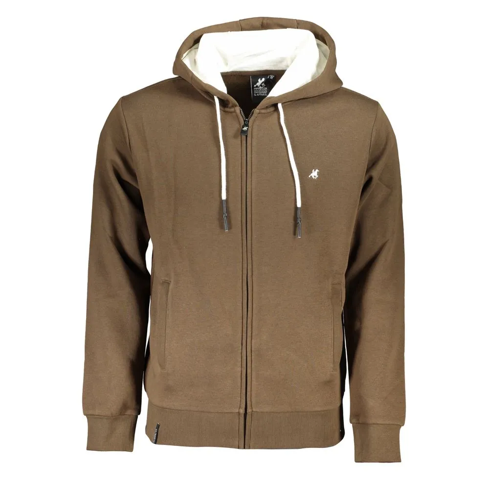 Exquisite Hooded Brown Sweatshirt sold by Louxly