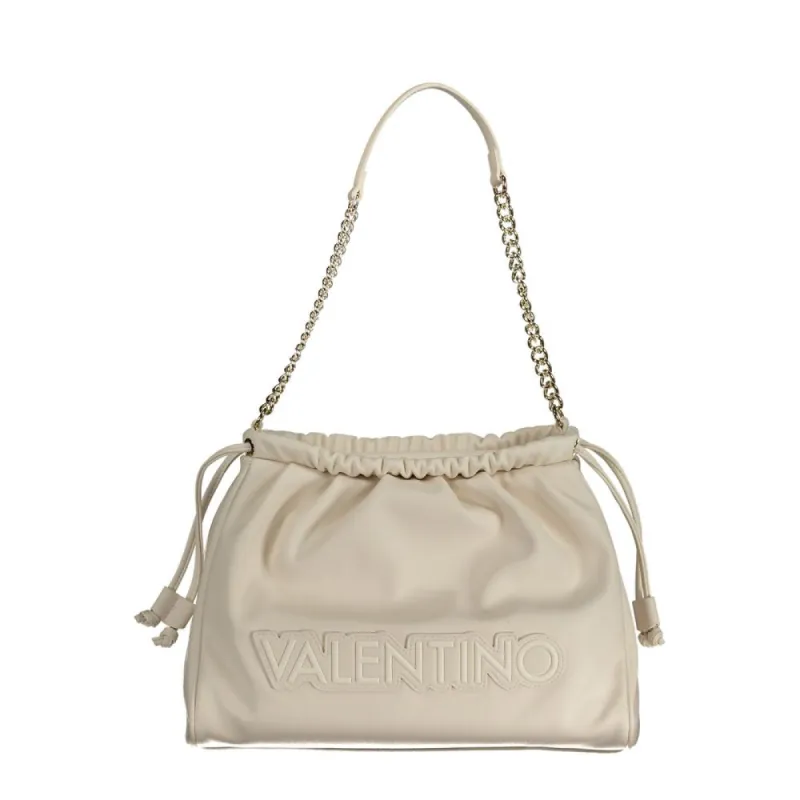 Beige Polyethylene Handbag sold by Louxly