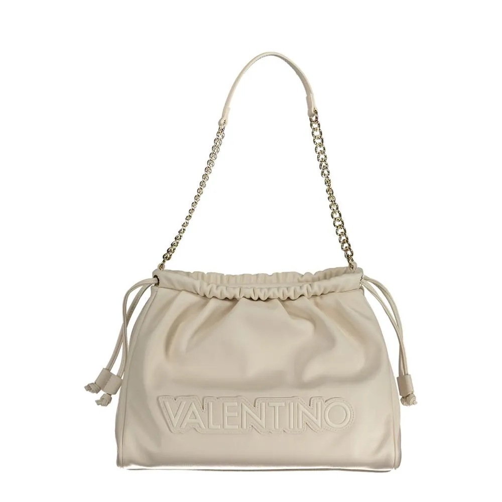 Beige Polyethylene Handbag sold by Louxly