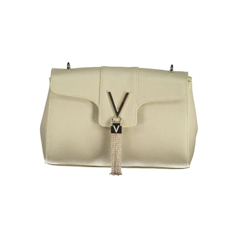 Beige Polyethylene Handbag sold by Louxly