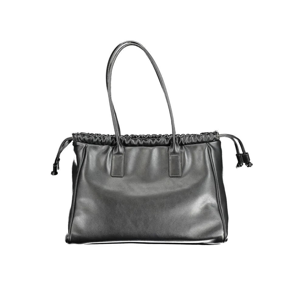 Black Polyethylene Handbag sold by Louxly product image thumbnail 2