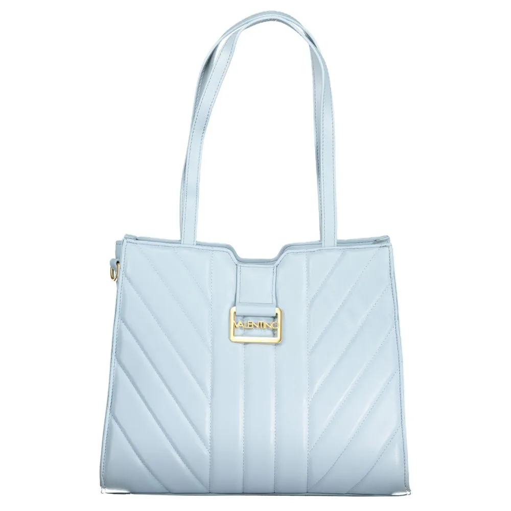Light Blue Polyethylene Handbag sold by Louxly