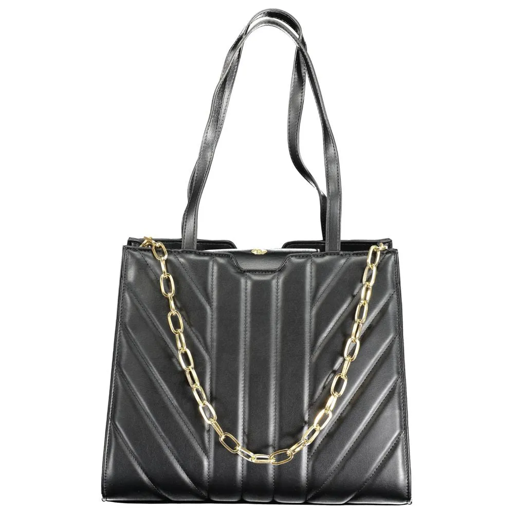 Black Polyethylene Handbag sold by Louxly product image thumbnail 2