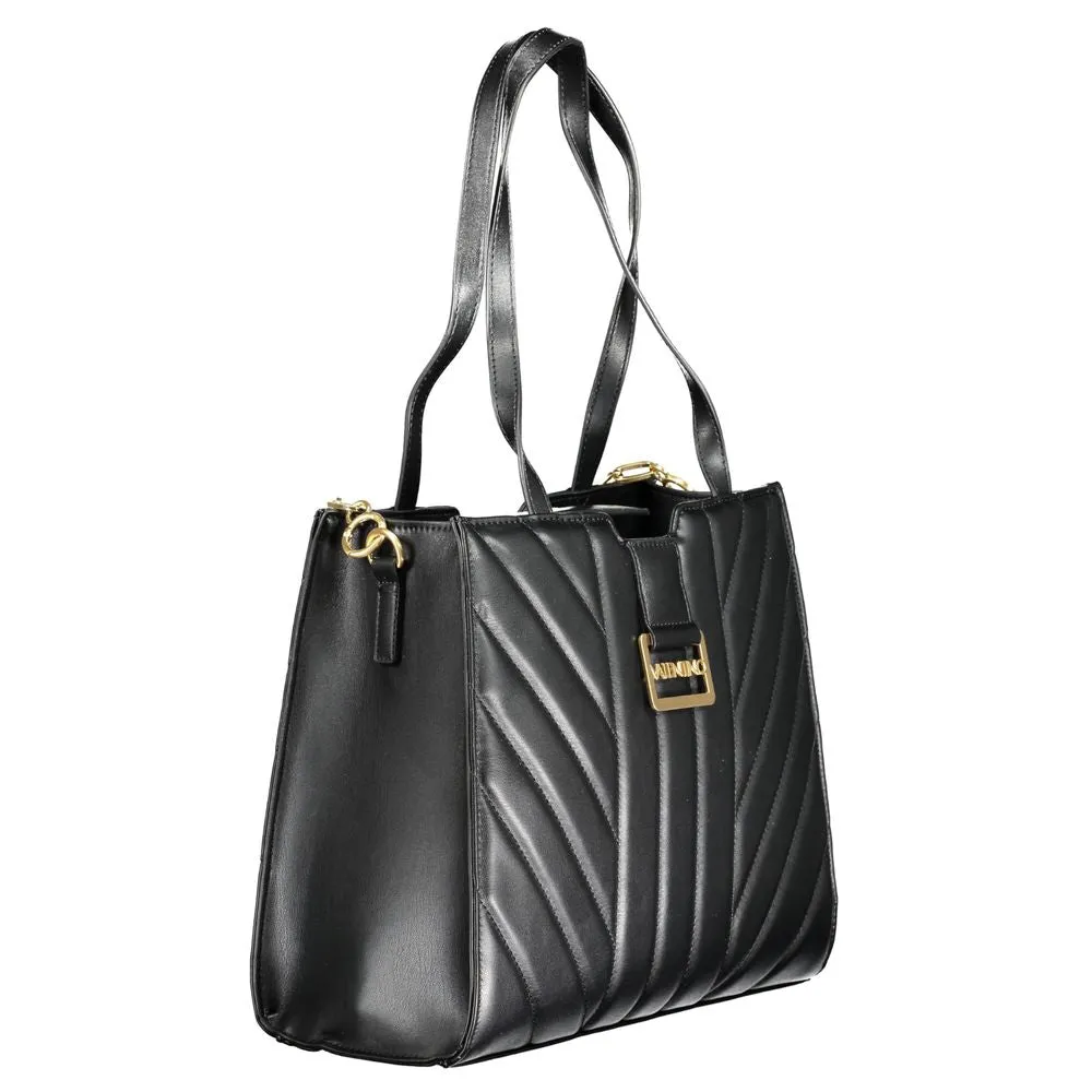 Black Polyethylene Handbag sold by Louxly product image thumbnail 3