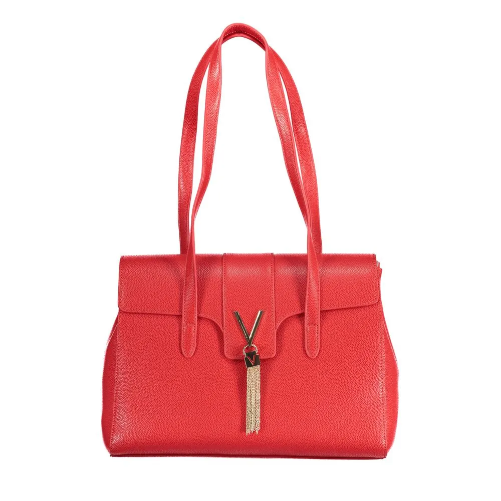 Red Polyethylene Handbag sold by Louxly