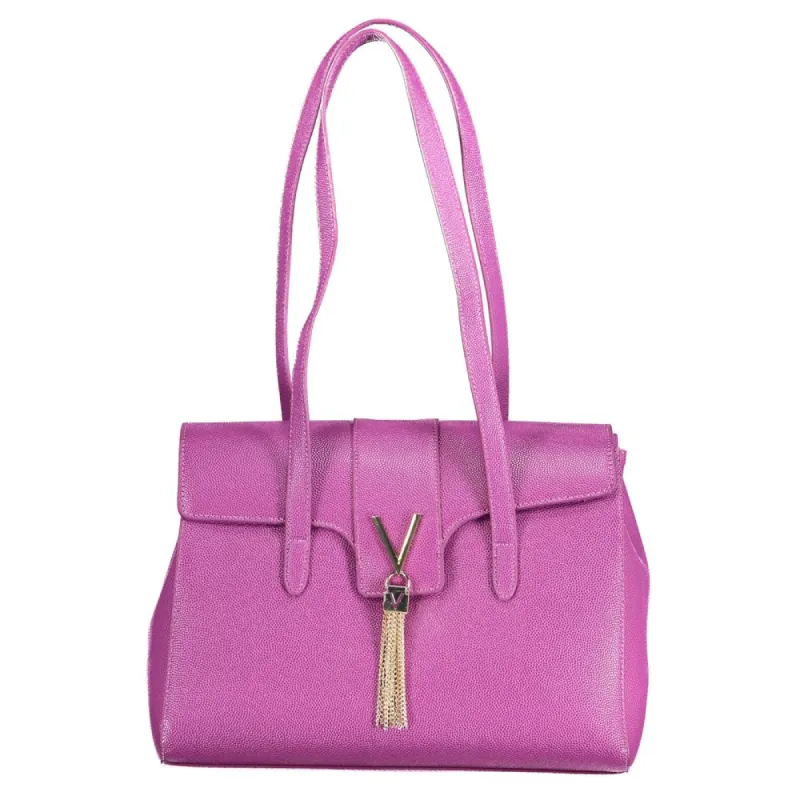 Purple Polyethylene Handbag sold by Louxly