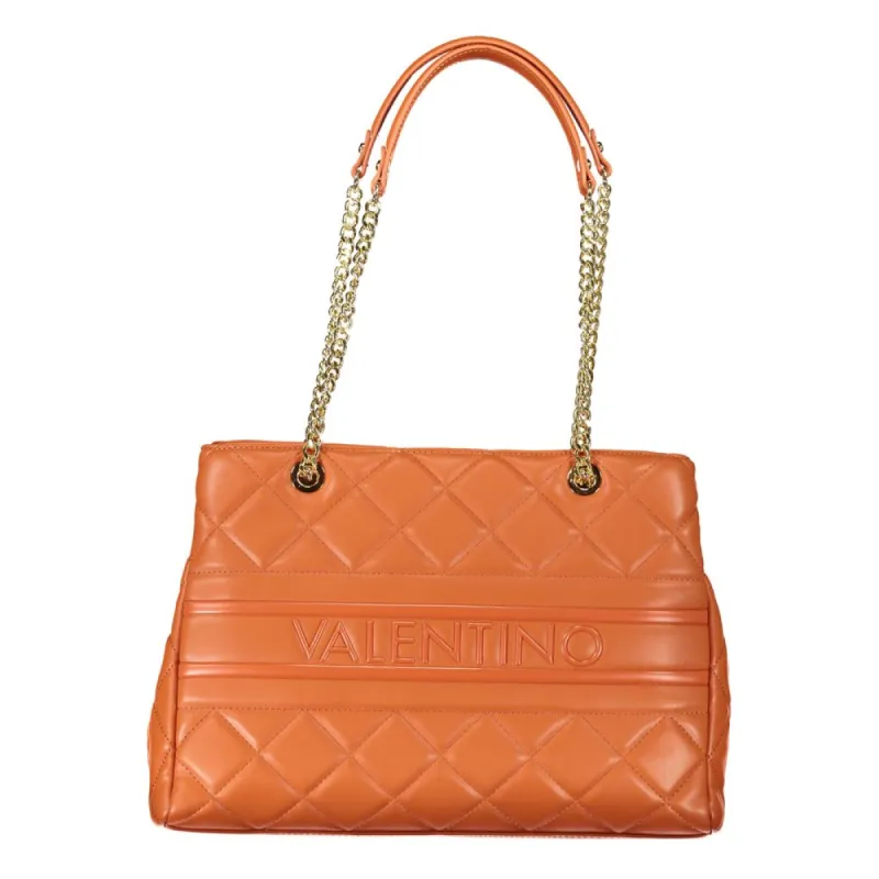 Orange Polyethylene Handbag sold by Louxly