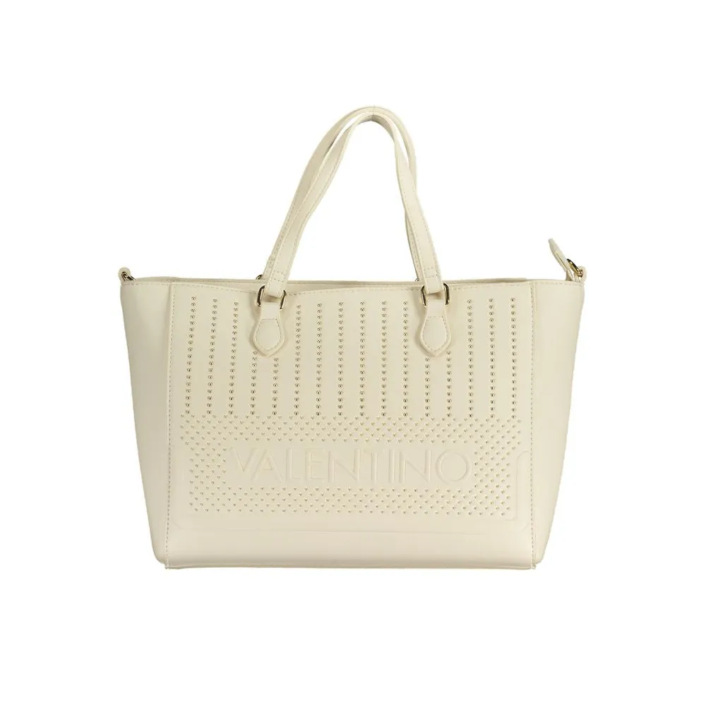 White Polyethylene Handbag sold by Louxly