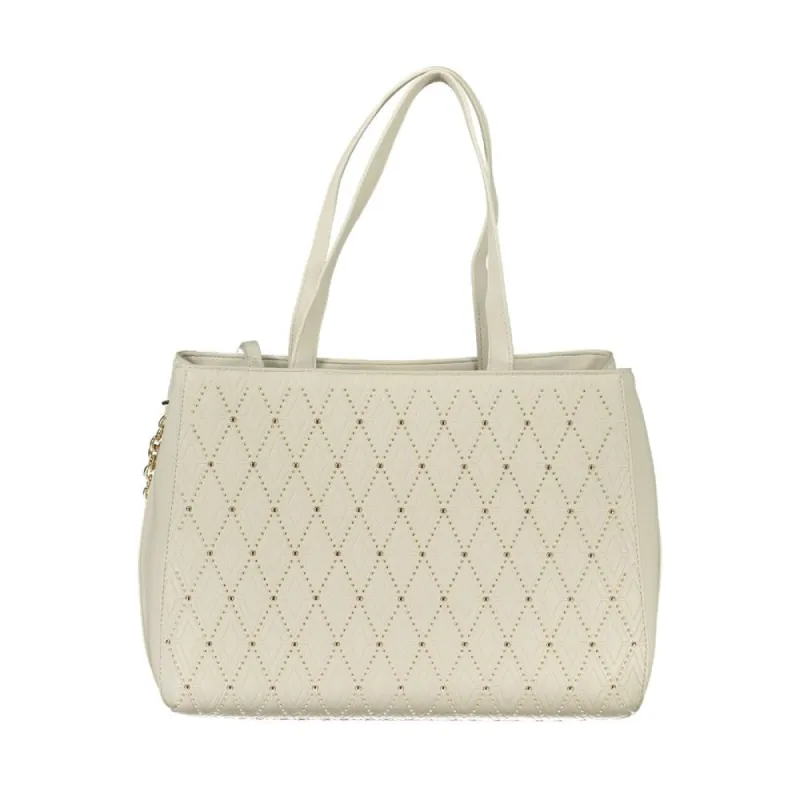 White Polyethylene Handbag sold by Louxly
