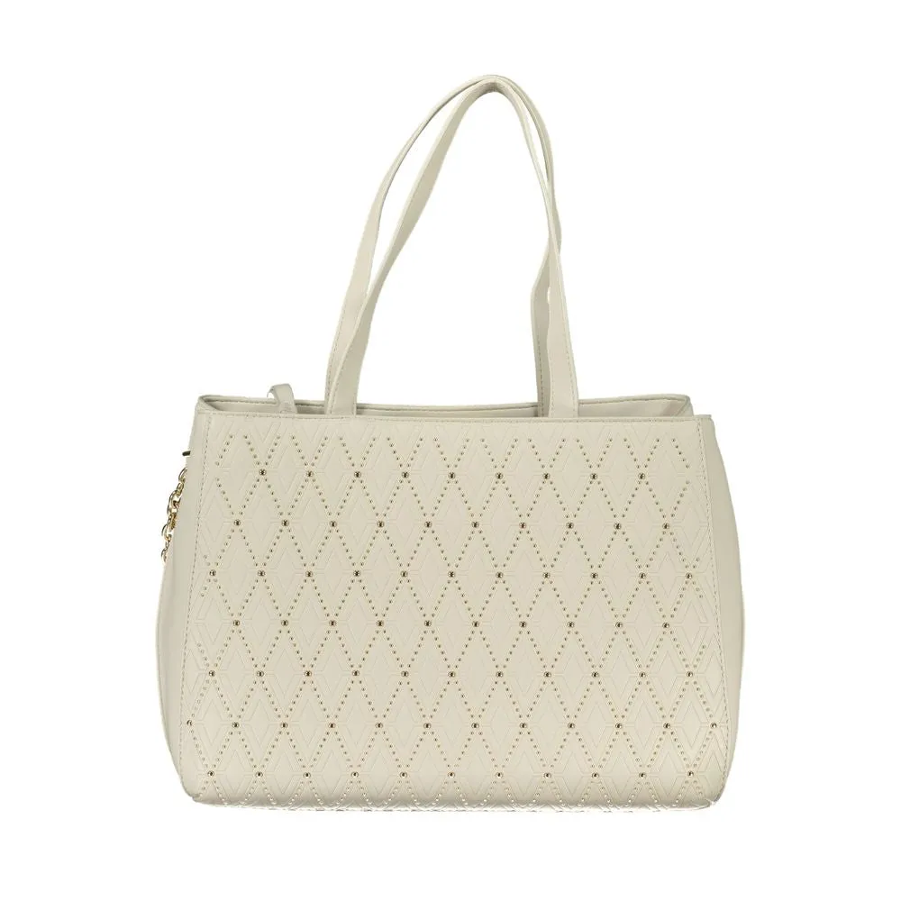 White Polyethylene Handbag sold by Louxly