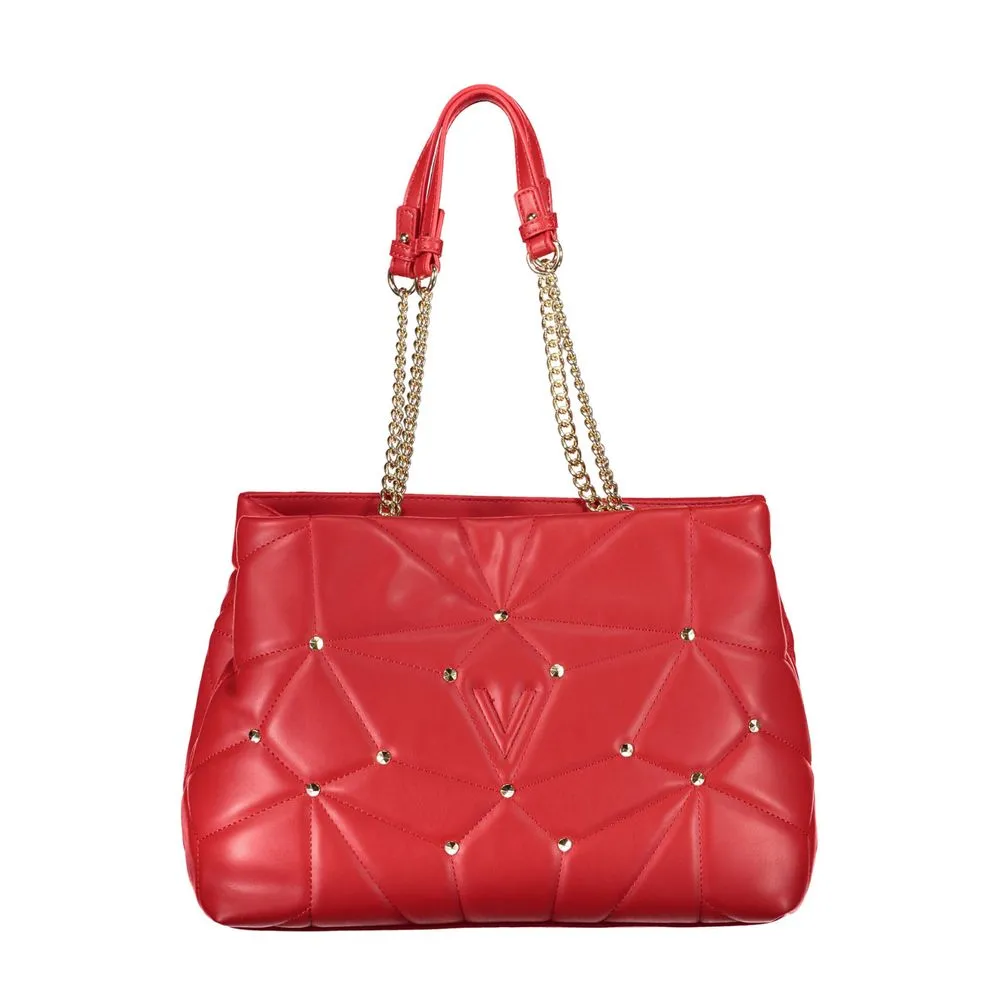 Red Polyethylene Handbag sold by Louxly