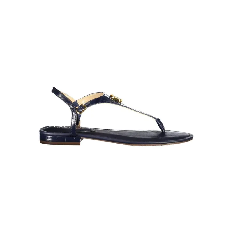 Blue Leather Sandal sold by Louxly