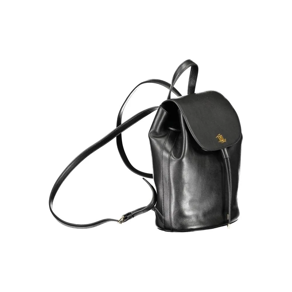 Black Leather Backpack sold by Louxly product image thumbnail 3