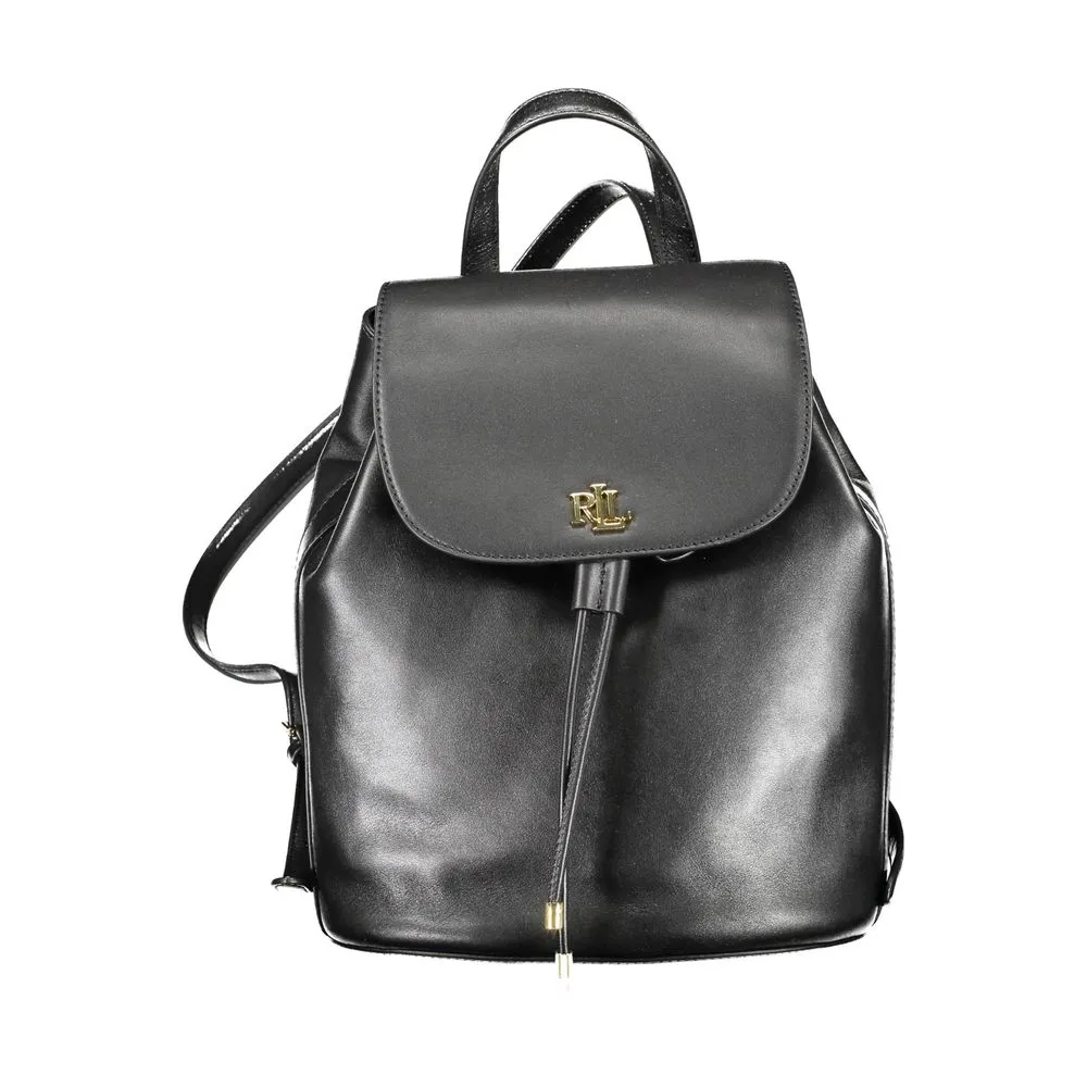 Black Leather Backpack sold by Louxly