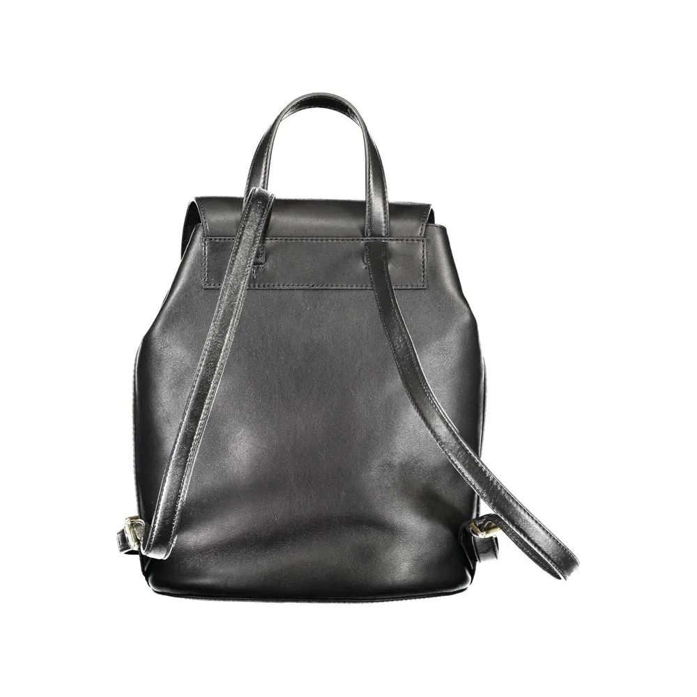 Black Leather Backpack sold by Louxly product image thumbnail 2