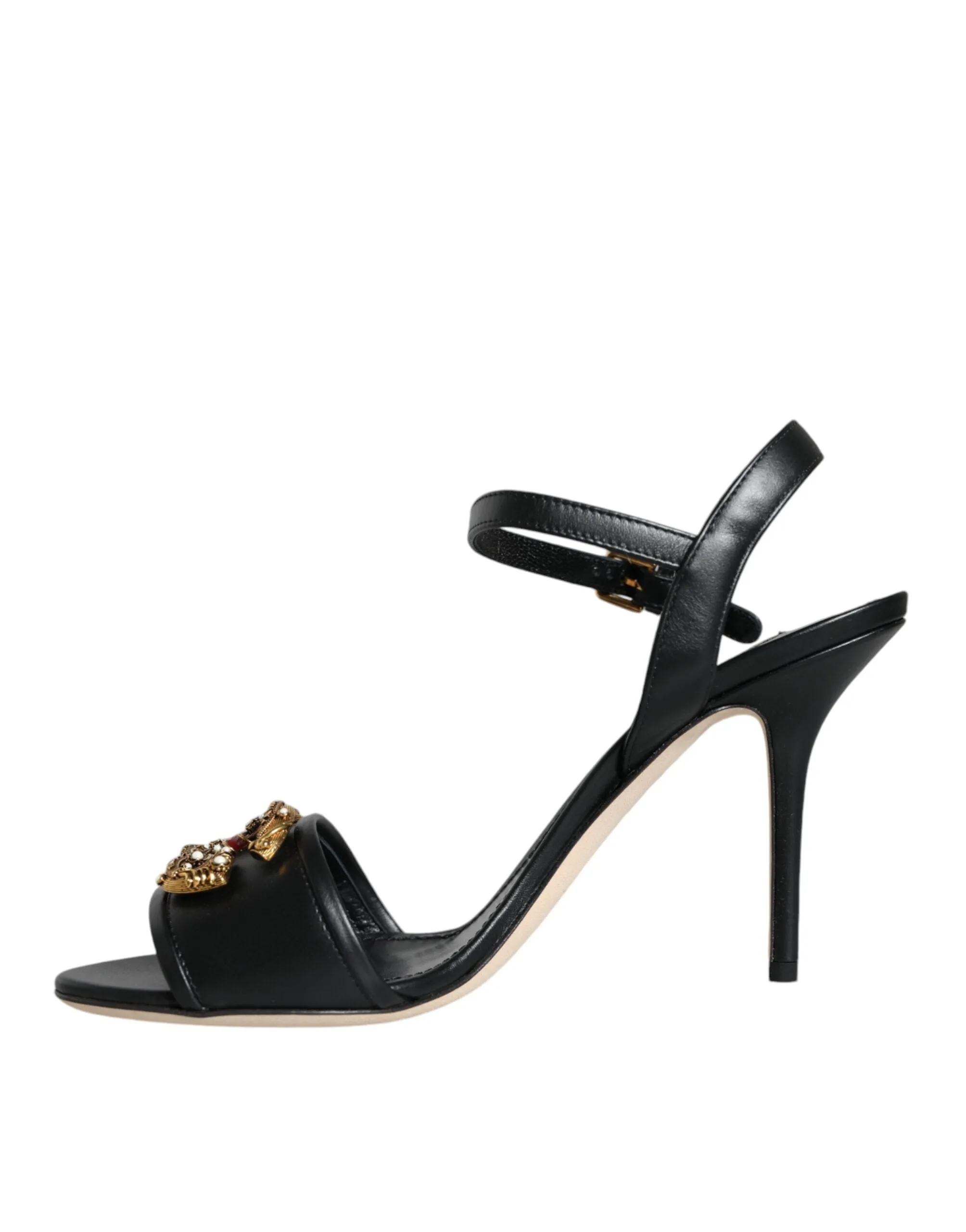 Black DG Amore Leather Keira Sandals Shoes sold by Louxly product image thumbnail 5