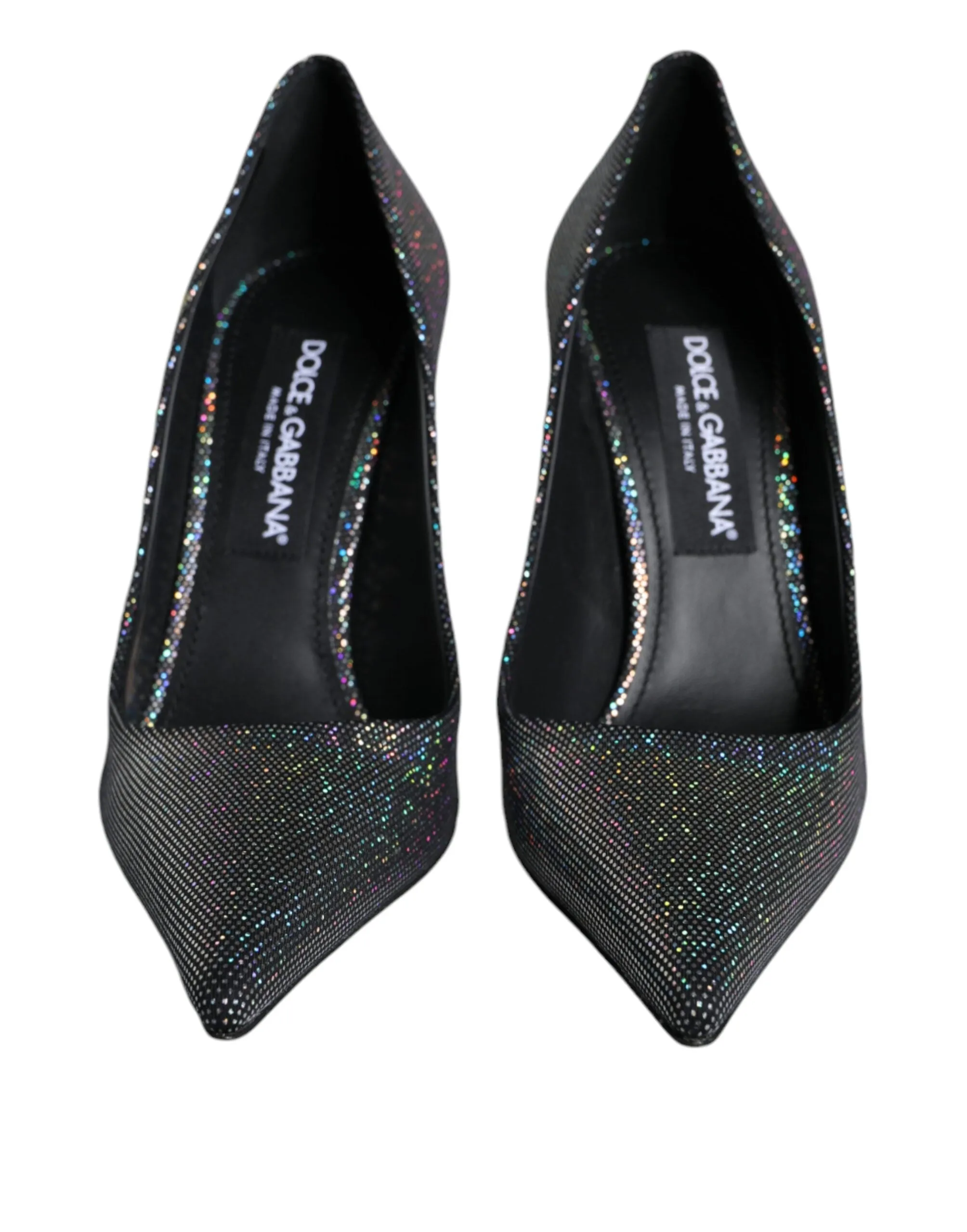 Multicolor Strass Leather Heels Pumps Shoes sold by Louxly product image thumbnail 2