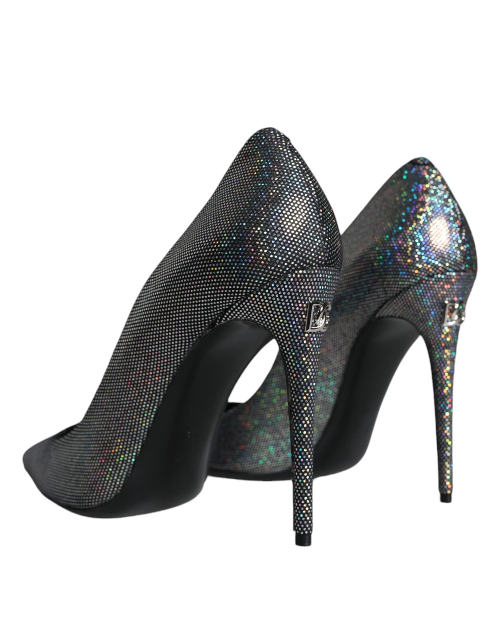 Multicolor Strass Leather Heels Pumps Shoes sold by Louxly product image thumbnail 4