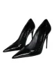 Black Patent Leather High Heels Pumps Shoes sold by Louxly