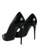 Black Patent Leather High Heels Pumps Shoes sold by Louxly