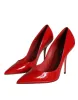 Red Patent Leather High Heels Pumps Shoes sold by Louxly