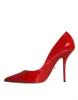 Red Patent Leather High Heels Pumps Shoes sold by Louxly