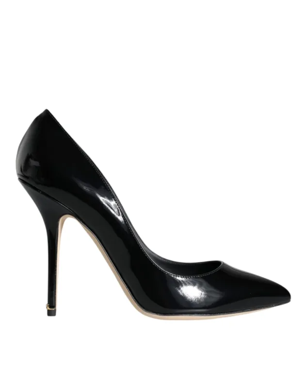 Black Patent Leather Bellucci Pumps Heels Shoes sold by Louxly