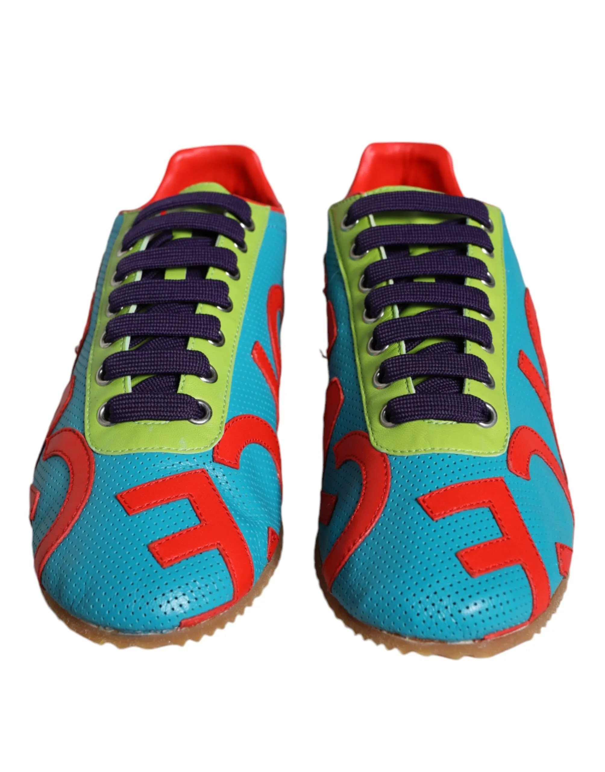 Multicolor Leather Logo Casual Sneakers Shoes sold by Louxly product image thumbnail 2