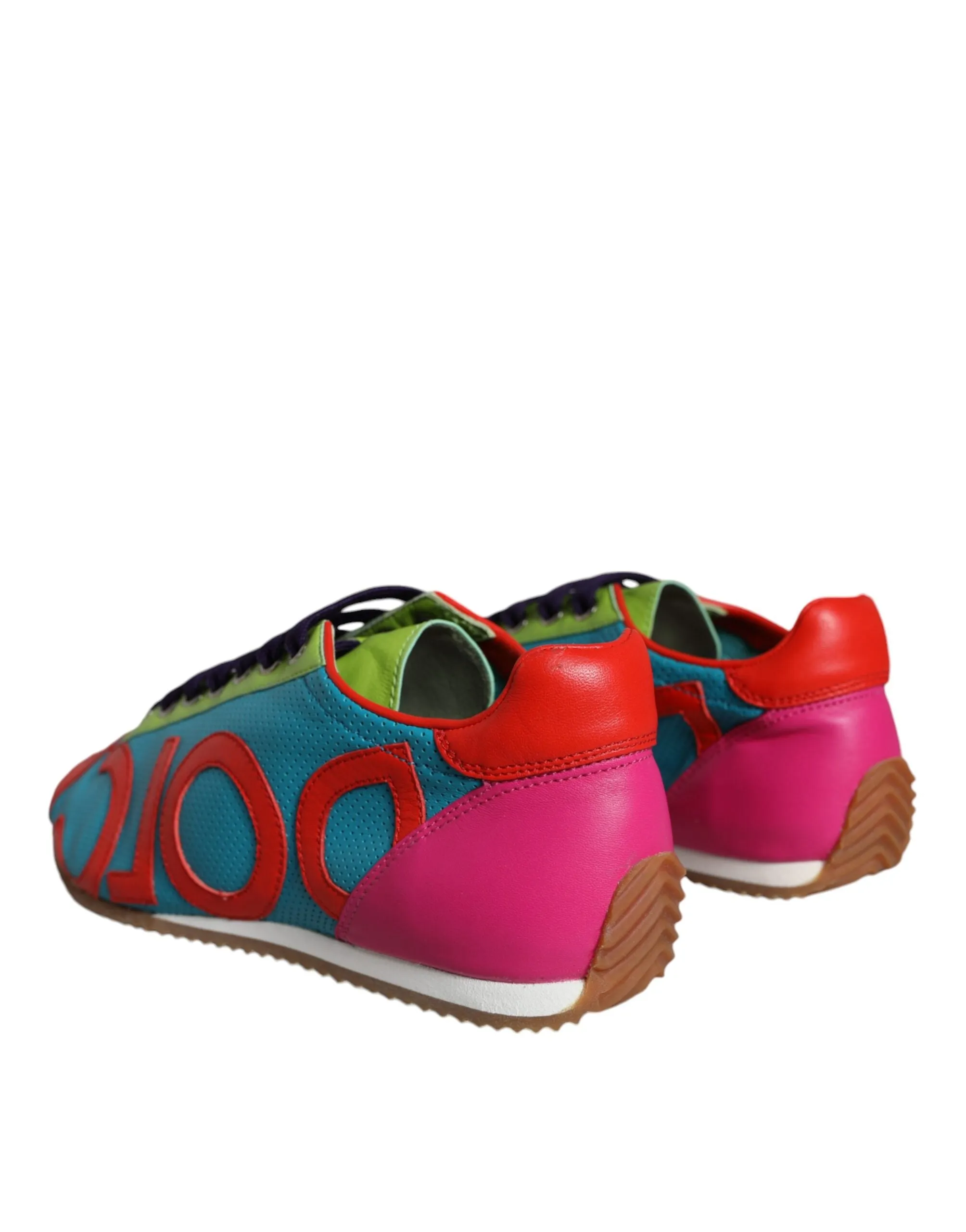 Multicolor Leather Logo Casual Sneakers Shoes sold by Louxly product image thumbnail 4