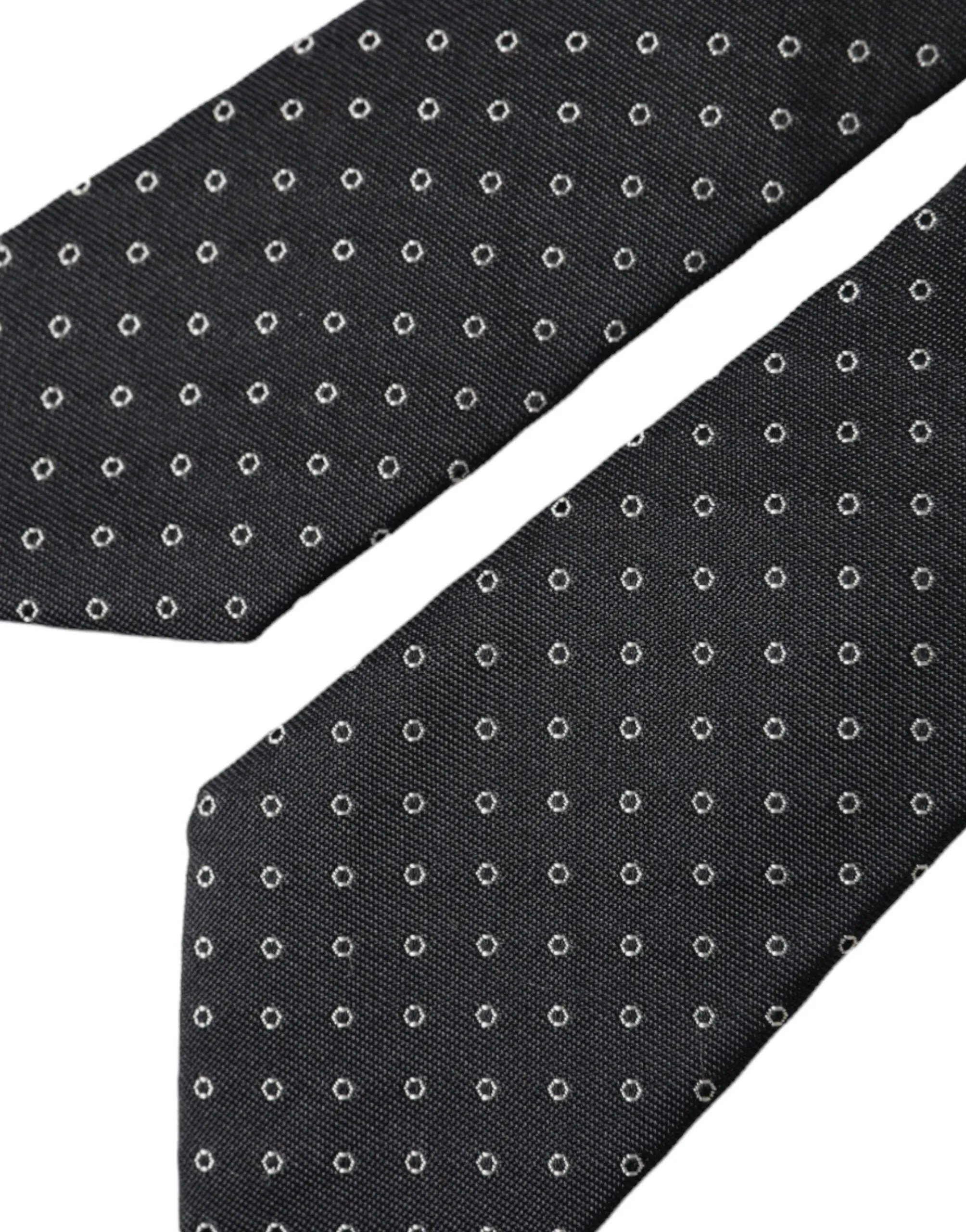 Black Circle Fantasy Adjustable Necktie Men Tie sold by Louxly product image thumbnail 3