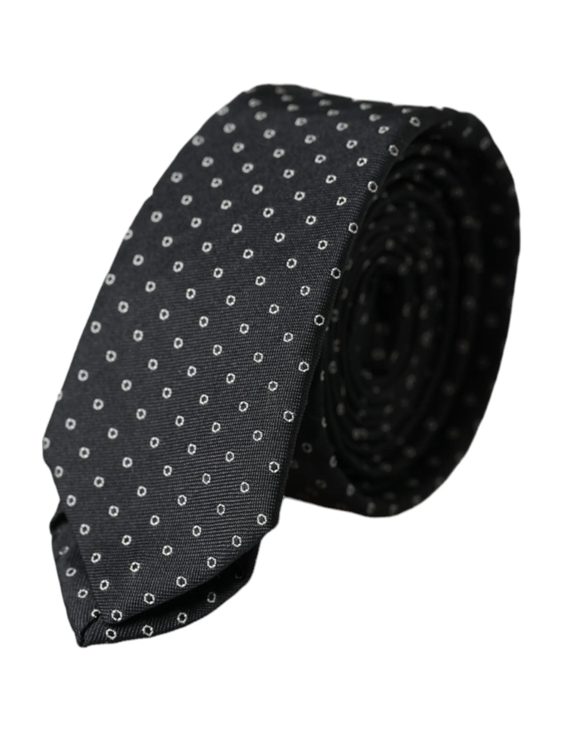 Black Circle Fantasy Adjustable Necktie Men Tie sold by Louxly