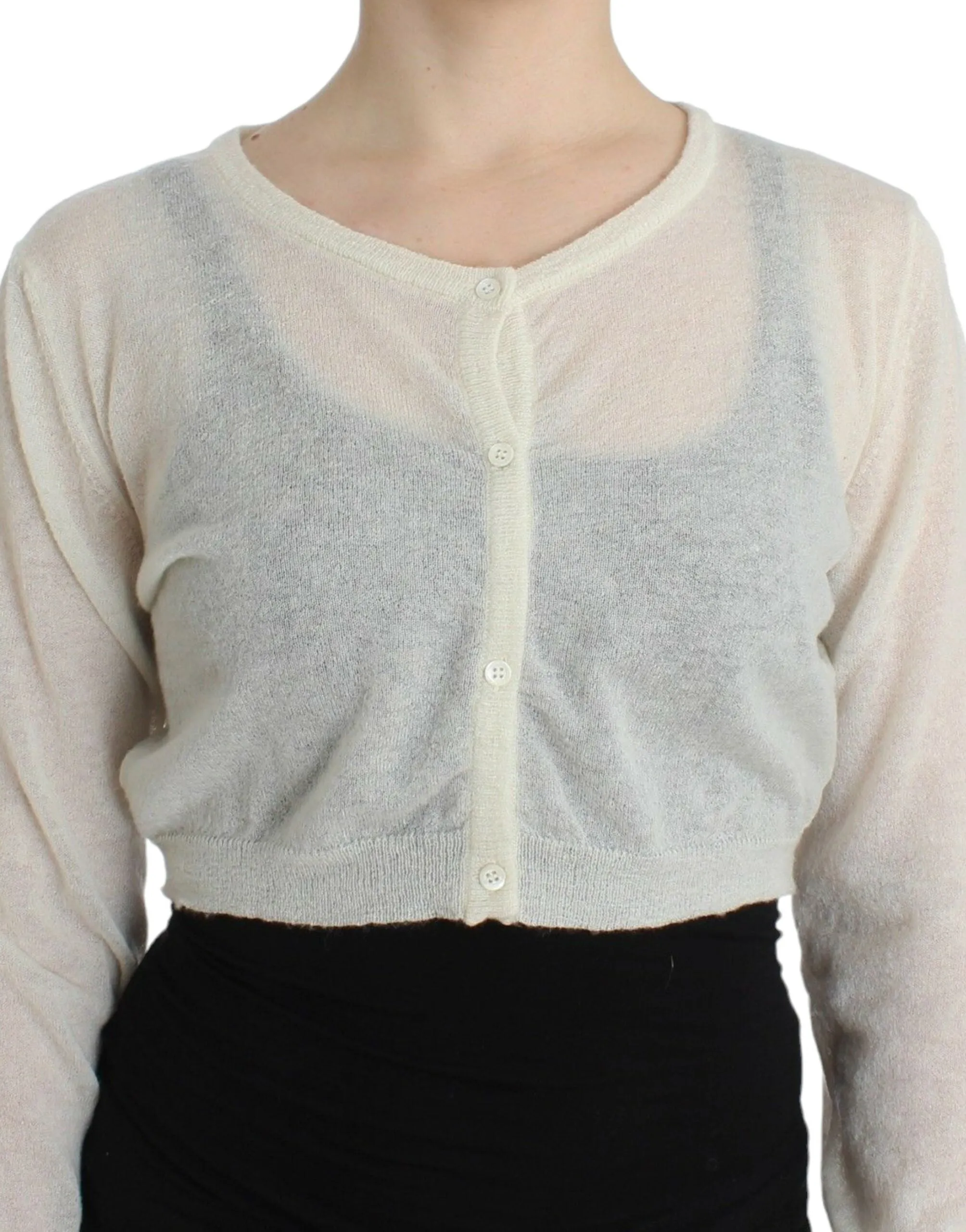 Chic Cropped Alpaca Blend Sweater sold by Louxly product image thumbnail 5