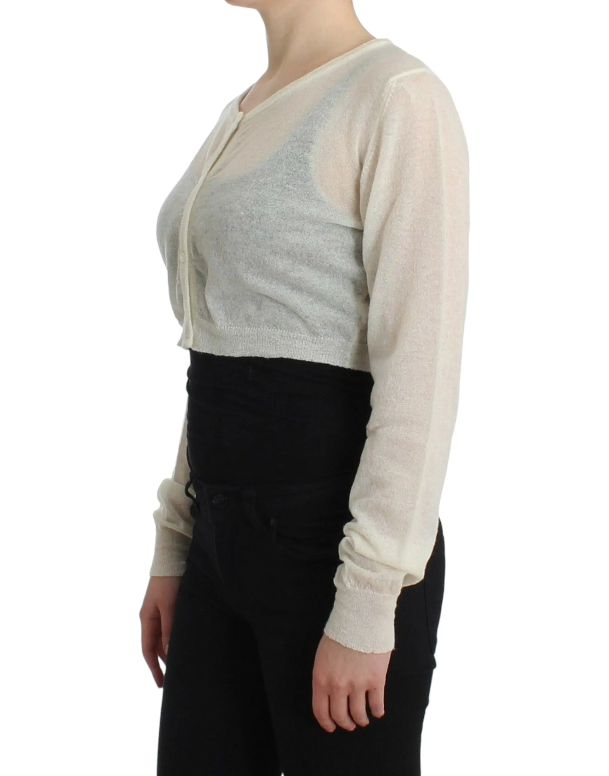 Chic Cropped Alpaca Blend Sweater sold by Louxly product image thumbnail 2