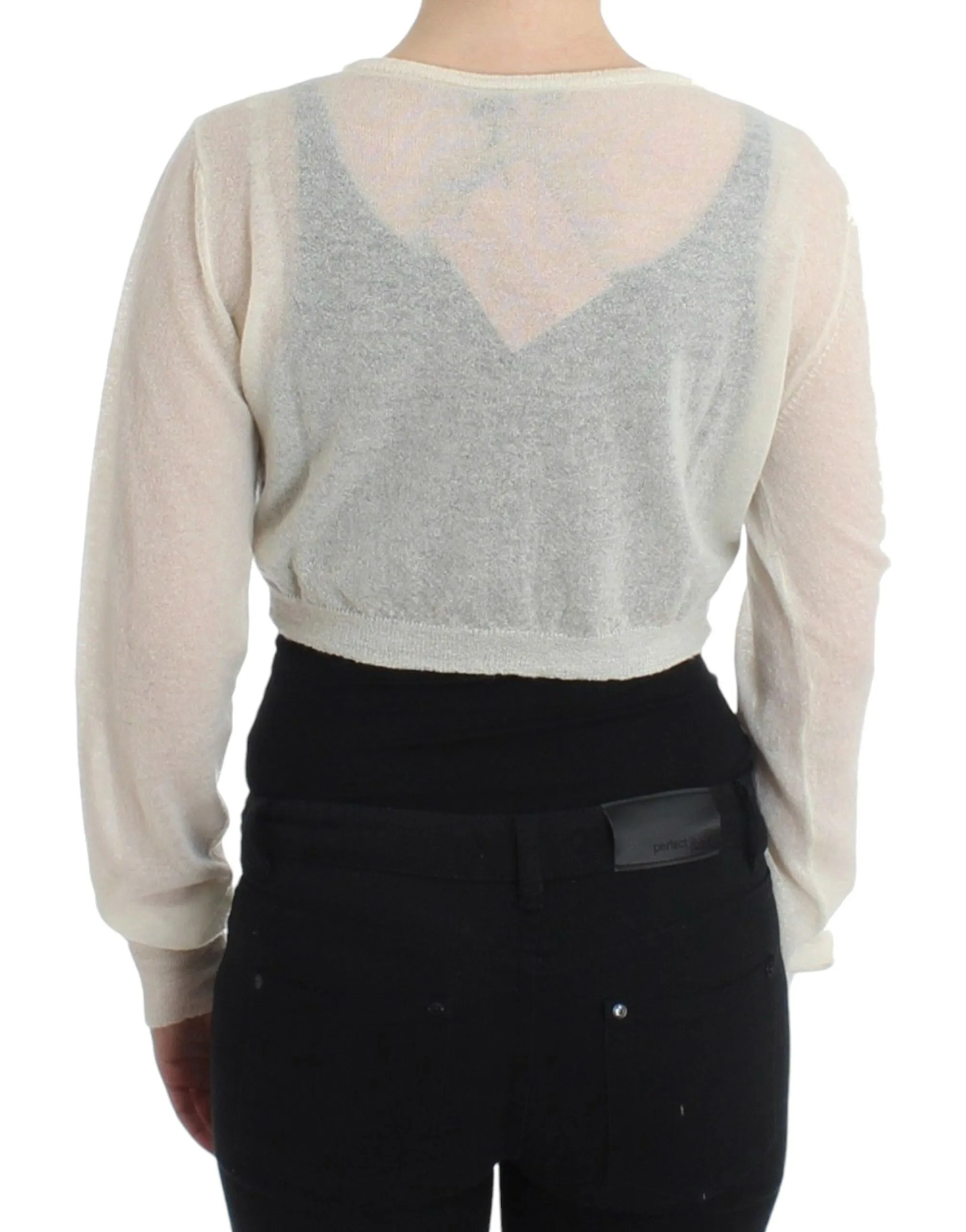 Chic Cropped Alpaca Blend Sweater sold by Louxly product image thumbnail 3