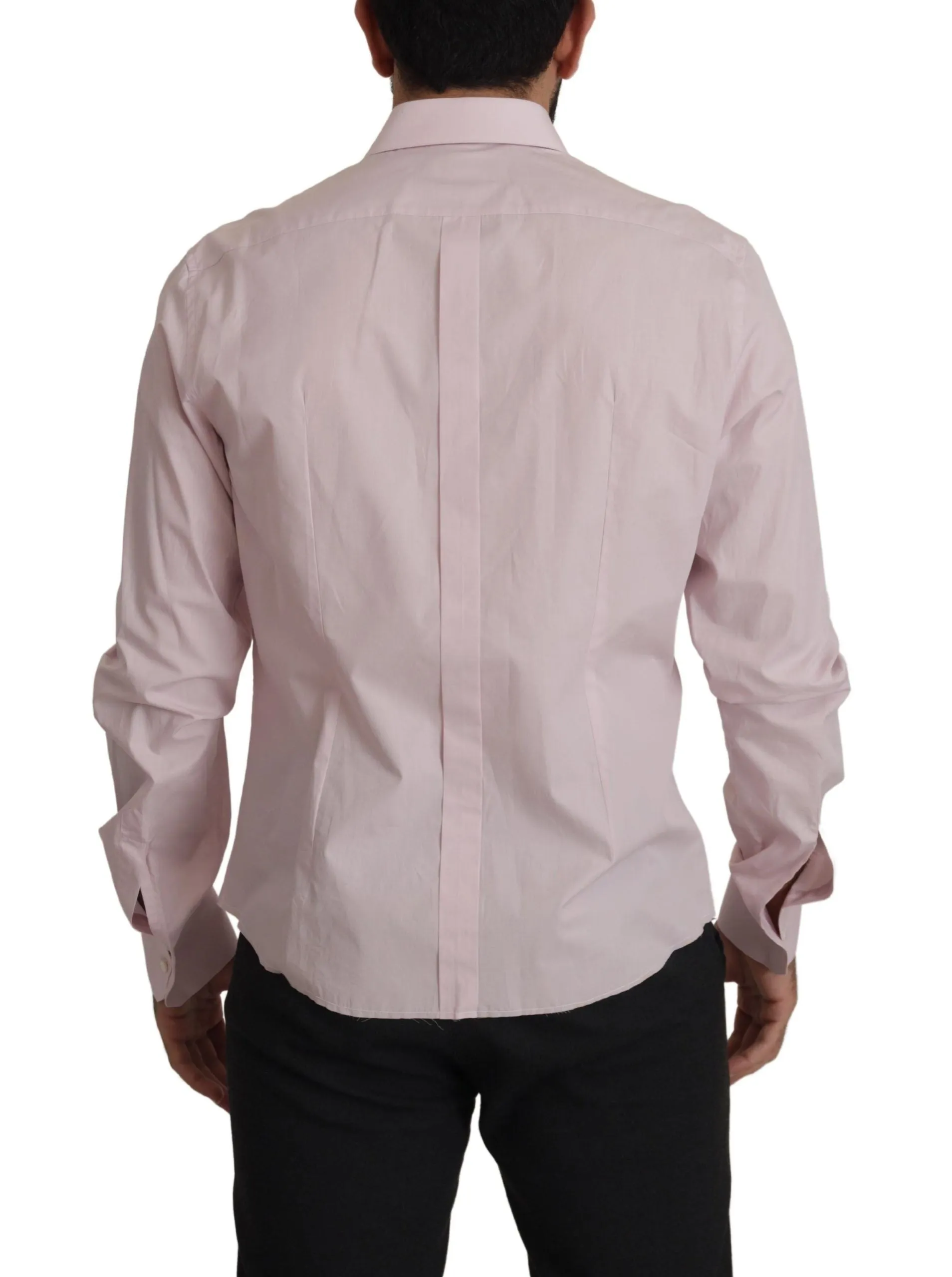 Elegant Slim Fit Cotton Dress Shirt sold by Louxly product image thumbnail 3