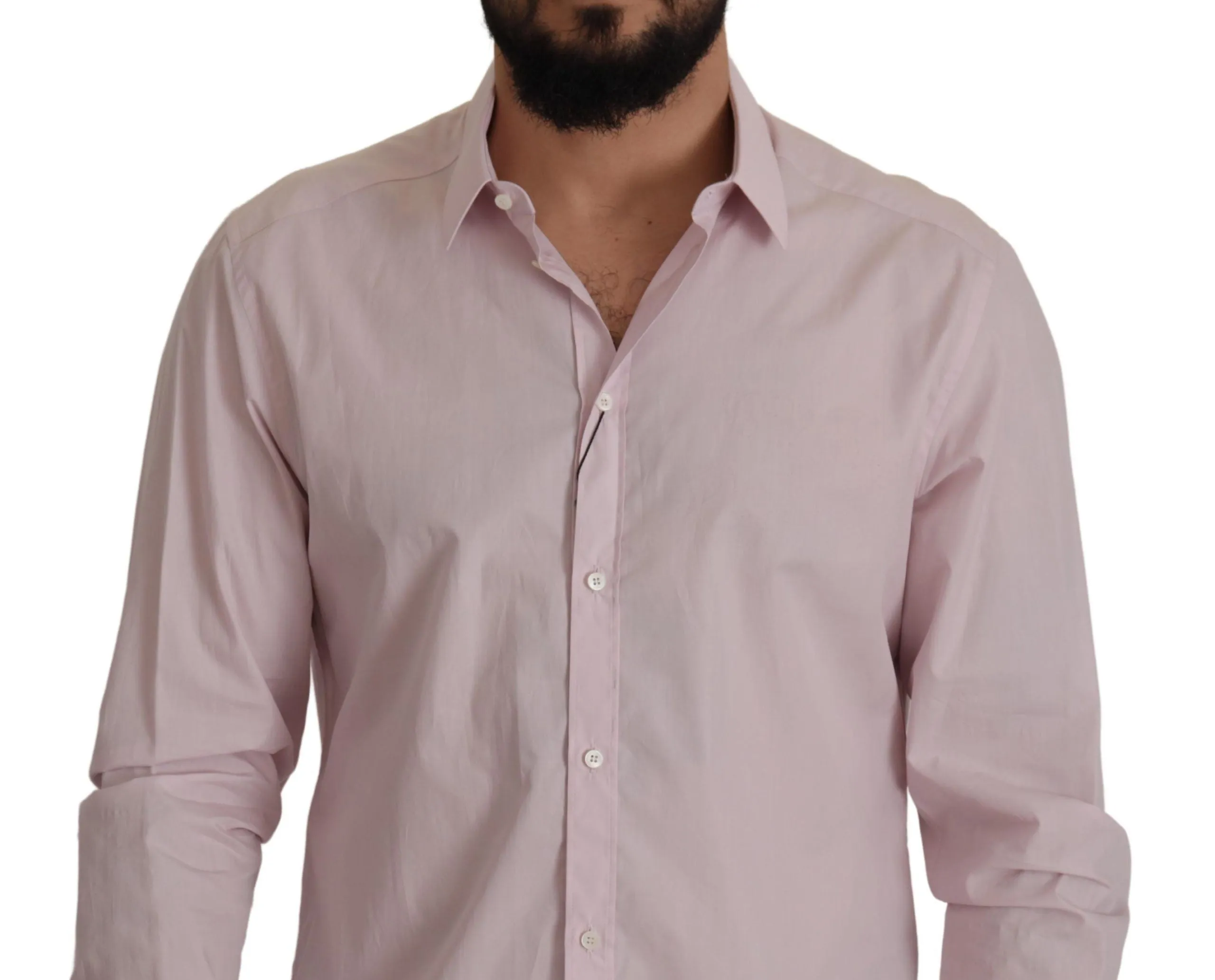 Elegant Slim Fit Cotton Dress Shirt sold by Louxly product image thumbnail 4