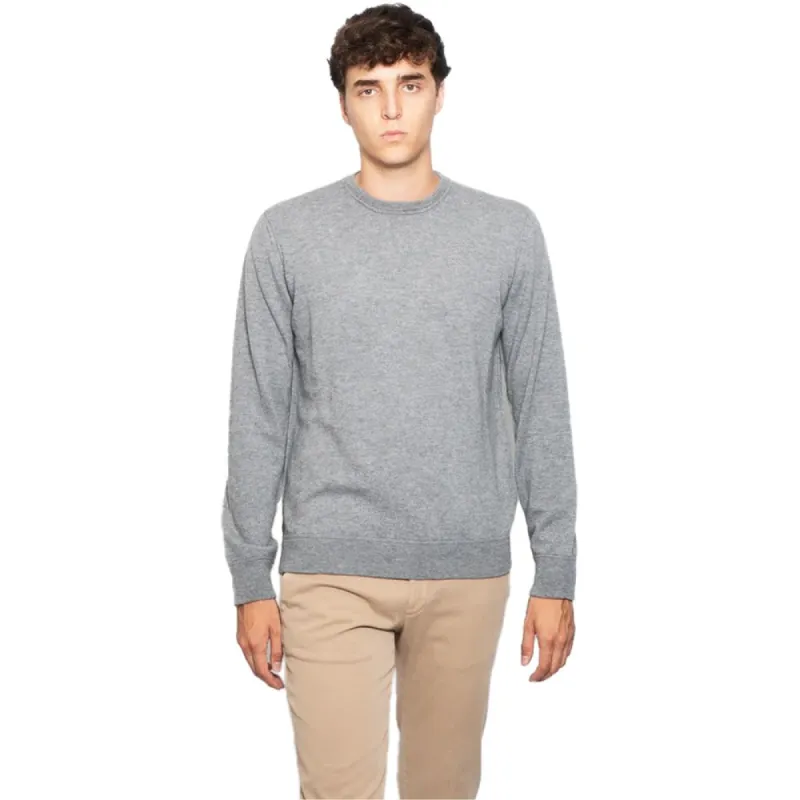 Gray Wool Mens Crewneck Sweater sold by Louxly